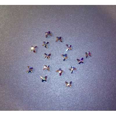 ++ DiamonD ++ Pillangó kristály AB MaxBrilliance vasalható strasszkő