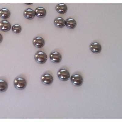 6 mm Silver Hematite Pearl gyöngyház AB félgyöngy