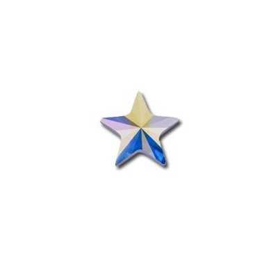 5 mm Csillag Crystal AB ragasztható strasszkő