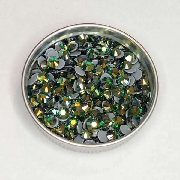 Eozin - Emerald + AB + MaxBrilliance vasalható kristály, strasszkő