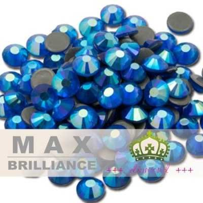 ++ DiamonD ++ Zafír AB MaxBrilliance vasalható kristály, strasszkő