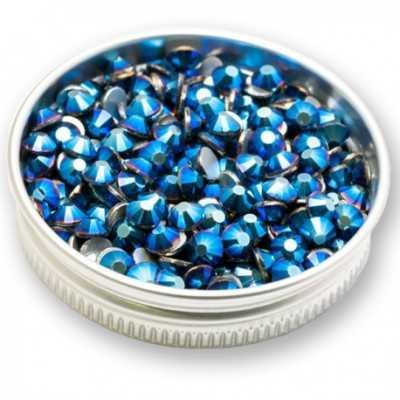 Metallic Blue MaxBrilliance ragasztható kristály, strasszkő