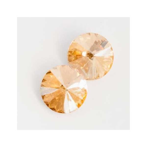 Golden shimmer rivoli 8 mm kristály kaboson
