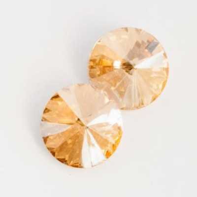 Golden shimmer rivoli 12 mm kristály kaboson