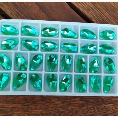 NEON zöld DELITe AB varrható üveg kristály