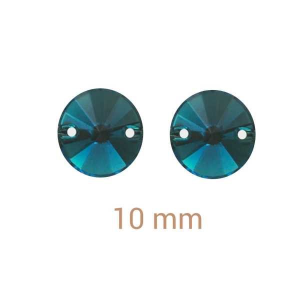 5db Blue Zircon varrható rivoli 10mm
